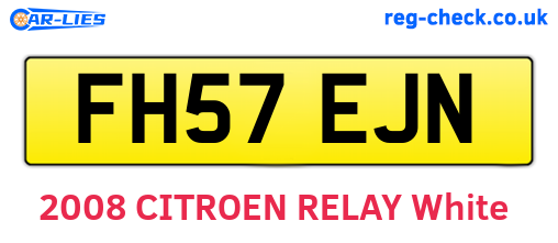 FH57EJN are the vehicle registration plates.