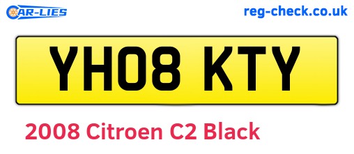 Black 2008 Citroen C2 (YH08KTY)