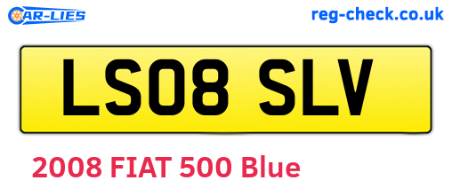 LS08SLV are the vehicle registration plates.