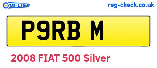 P9RBM are the vehicle registration plates.