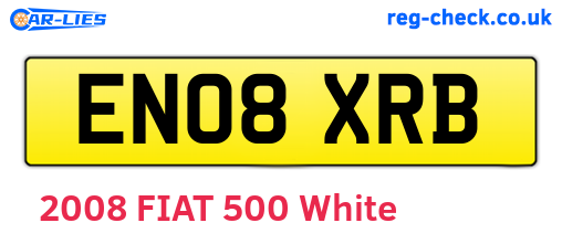 EN08XRB are the vehicle registration plates.