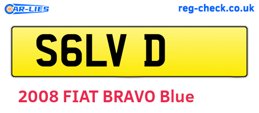 S6LVD are the vehicle registration plates.