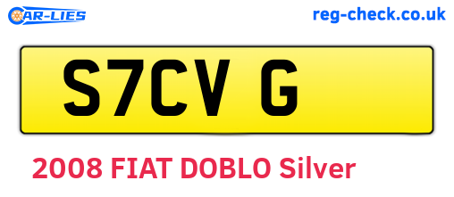 S7CVG are the vehicle registration plates.