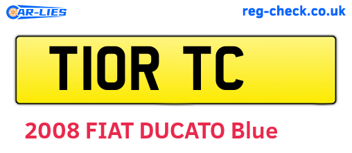 T10RTC are the vehicle registration plates.