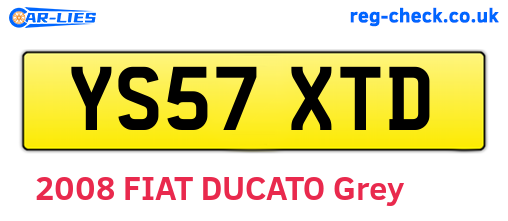 YS57XTD are the vehicle registration plates.