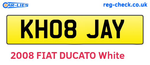 KH08JAY are the vehicle registration plates.