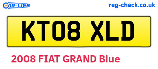 KT08XLD are the vehicle registration plates.