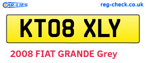 KT08XLY are the vehicle registration plates.
