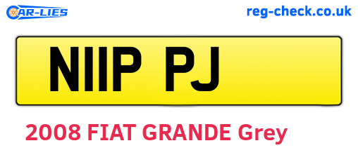 N11PPJ are the vehicle registration plates.