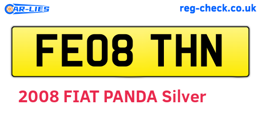 FE08THN are the vehicle registration plates.