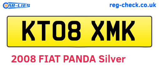 KT08XMK are the vehicle registration plates.