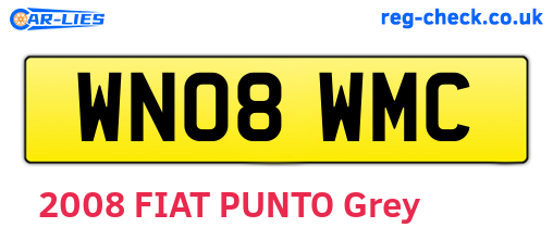 WN08WMC are the vehicle registration plates.