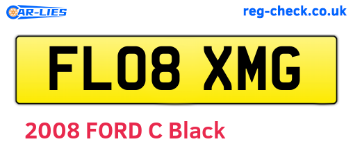 FL08XMG are the vehicle registration plates.
