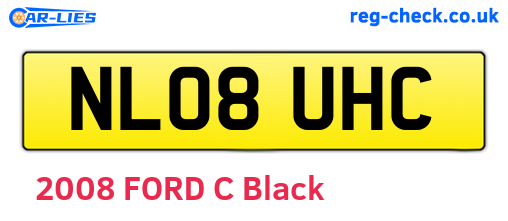 NL08UHC are the vehicle registration plates.