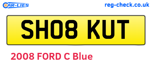 SH08KUT are the vehicle registration plates.