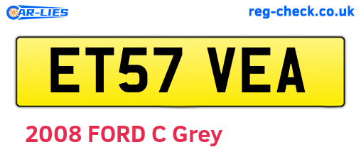 ET57VEA are the vehicle registration plates.