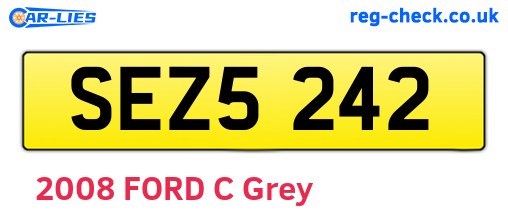 SEZ5242 are the vehicle registration plates.