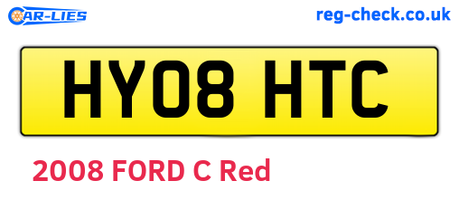 HY08HTC are the vehicle registration plates.