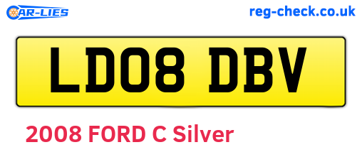 LD08DBV are the vehicle registration plates.