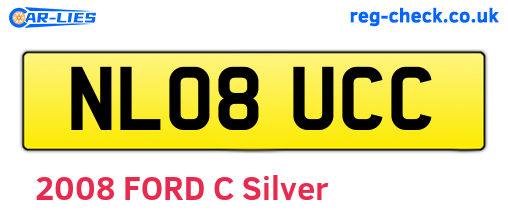 NL08UCC are the vehicle registration plates.