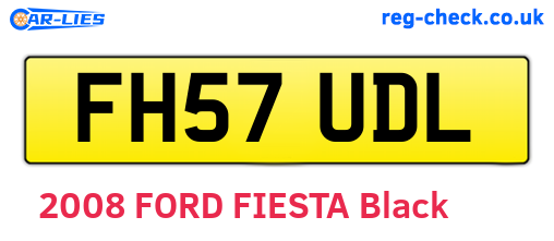 FH57UDL are the vehicle registration plates.