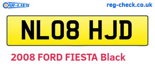 NL08HJD are the vehicle registration plates.