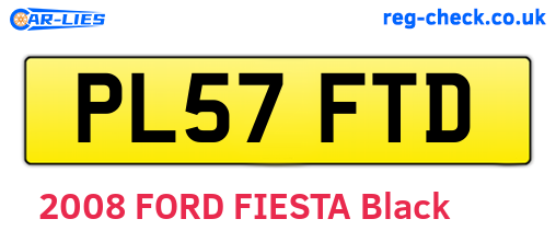 PL57FTD are the vehicle registration plates.