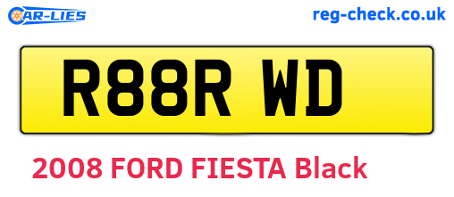 R88RWD are the vehicle registration plates.