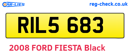RIL5683 are the vehicle registration plates.