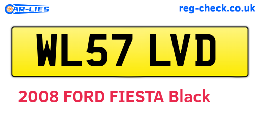 WL57LVD are the vehicle registration plates.