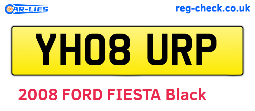 YH08URP are the vehicle registration plates.