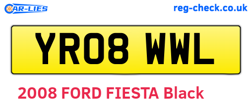 YR08WWL are the vehicle registration plates.