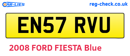 EN57RVU are the vehicle registration plates.