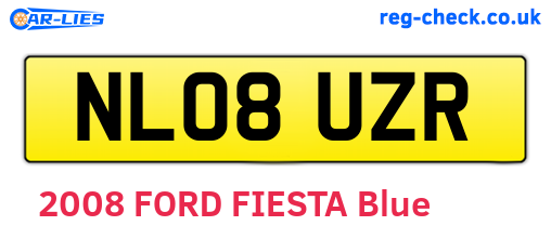 NL08UZR are the vehicle registration plates.