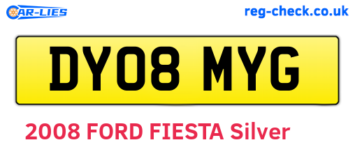 DY08MYG are the vehicle registration plates.