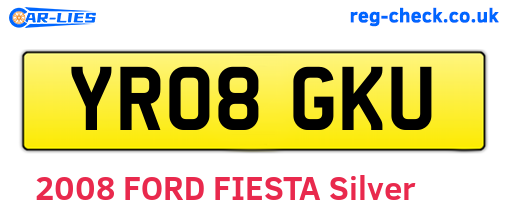 YR08GKU are the vehicle registration plates.