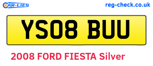 YS08BUU are the vehicle registration plates.