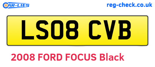 LS08CVB are the vehicle registration plates.
