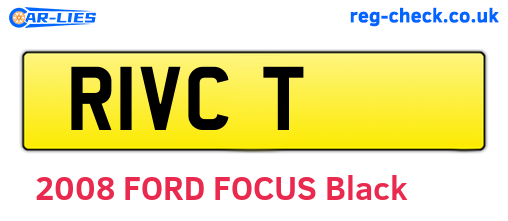 R1VCT are the vehicle registration plates.