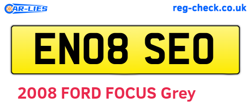 EN08SEO are the vehicle registration plates.