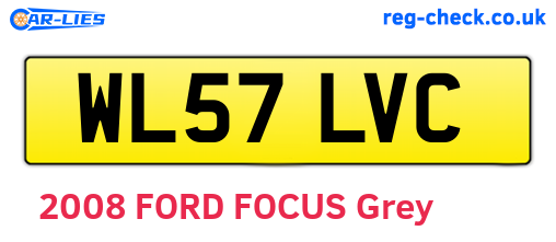 WL57LVC are the vehicle registration plates.