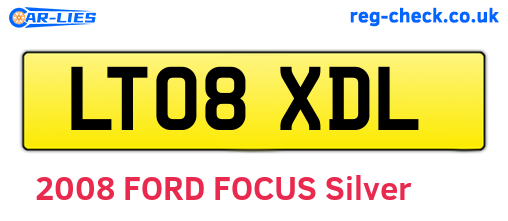 LT08XDL are the vehicle registration plates.