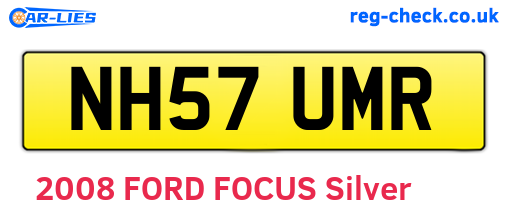 NH57UMR are the vehicle registration plates.