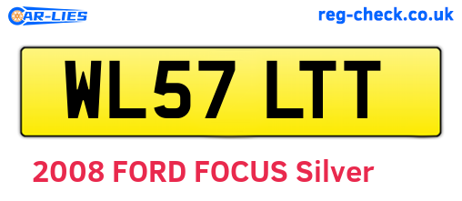 WL57LTT are the vehicle registration plates.