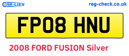 FP08HNU are the vehicle registration plates.