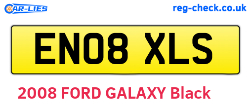 EN08XLS are the vehicle registration plates.
