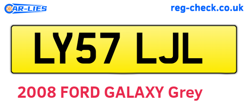 LY57LJL are the vehicle registration plates.