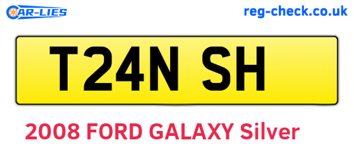 T24NSH are the vehicle registration plates.