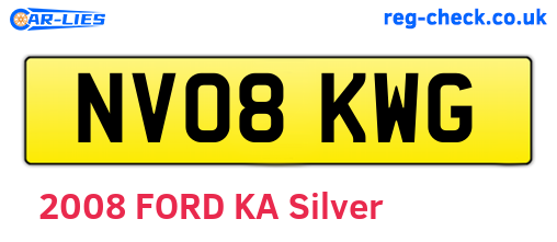 NV08KWG are the vehicle registration plates.