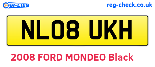 NL08UKH are the vehicle registration plates.